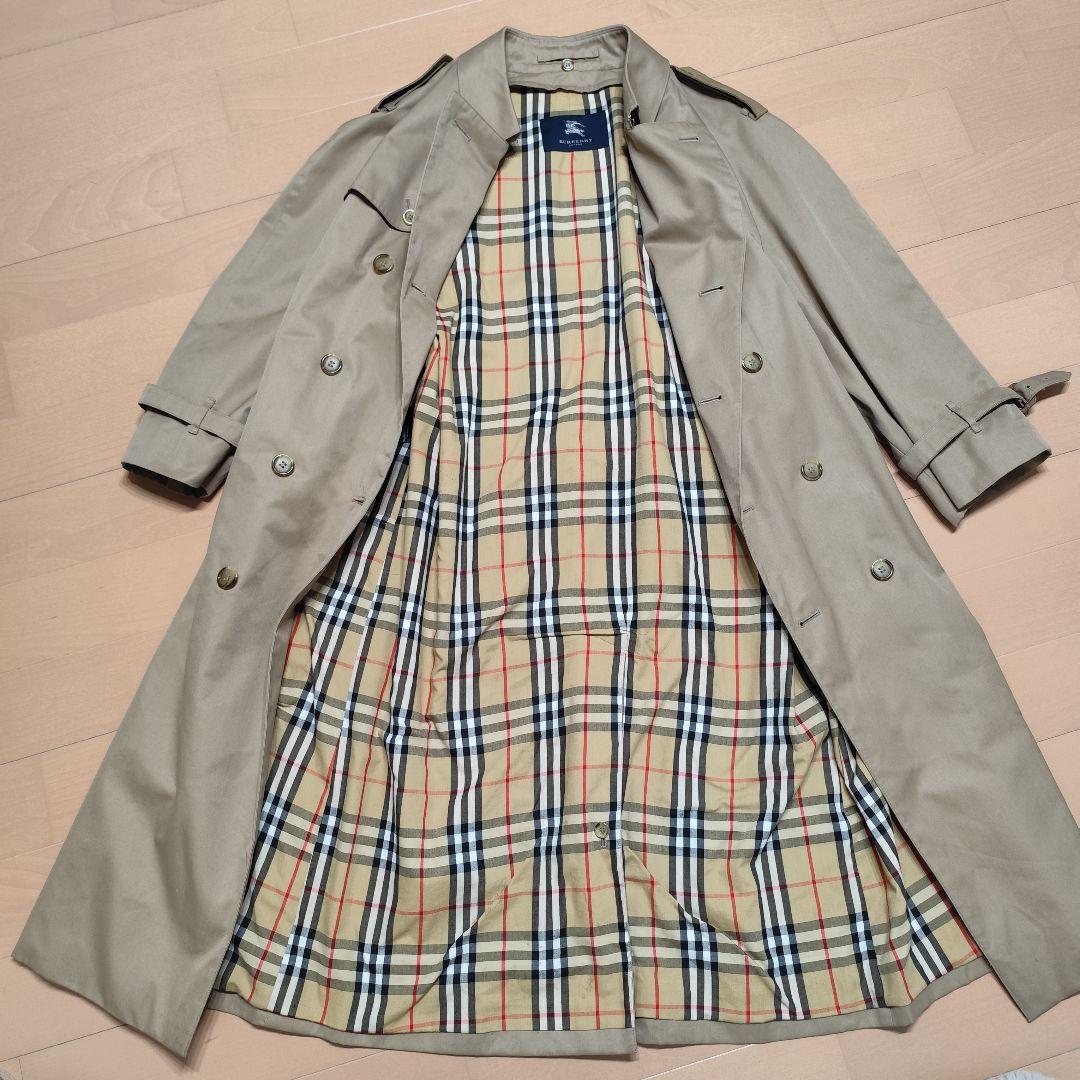 ボ*り様 バーバリーロンドン ライナー・ベルト付き ノバチェック トレンチコート