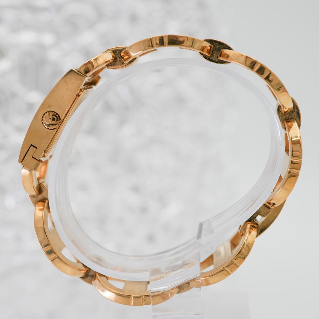 【稼働】 DIOR マリス スクエア D78-159 ゴールド レディース腕時計