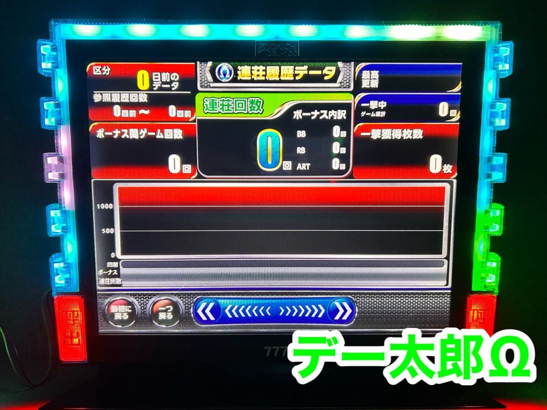 データカウンター デー太郎Ω 家庭用電源加工済 スロットorパチ用選択OK