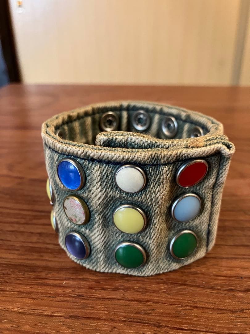 キャピタル　Denim&recycle button Bracelet！　美品