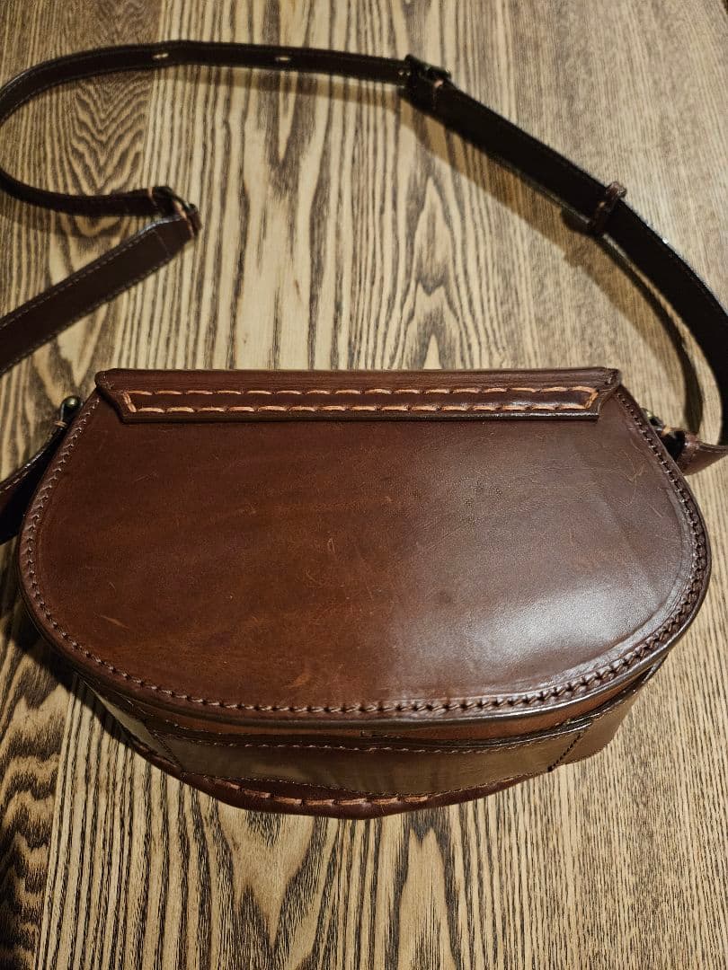 ebagos エバゴス ショルダーバッグ 紅藤