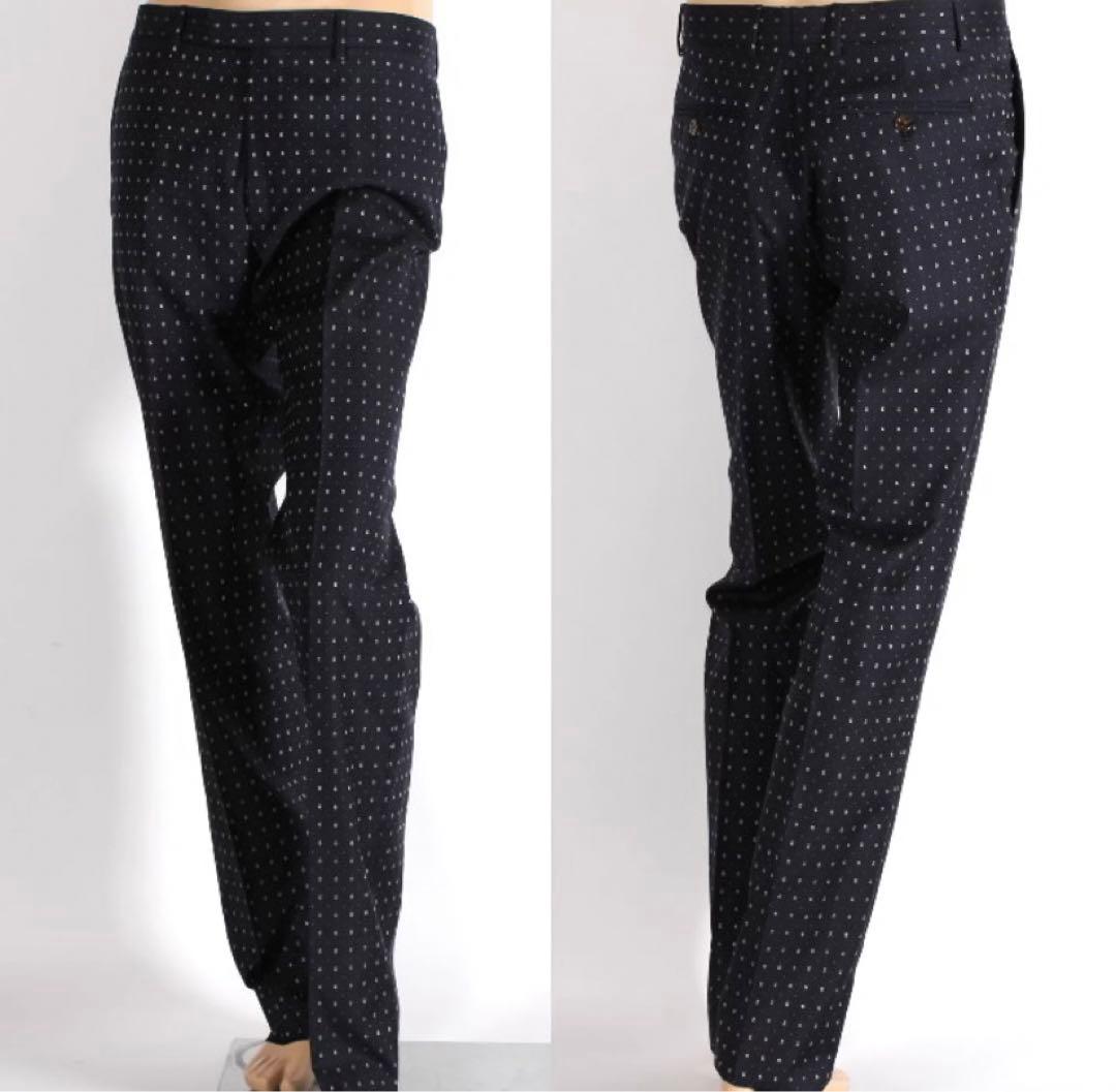 グッチ ストレートフィット G ドット ウール シングルブレスト スーツ