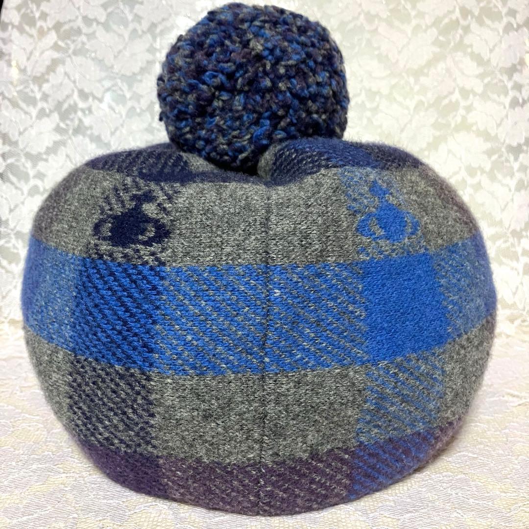 ヴィヴィアン・ウエストウッド ベレー帽 ニット帽 ウール100% 日本製 オーブ