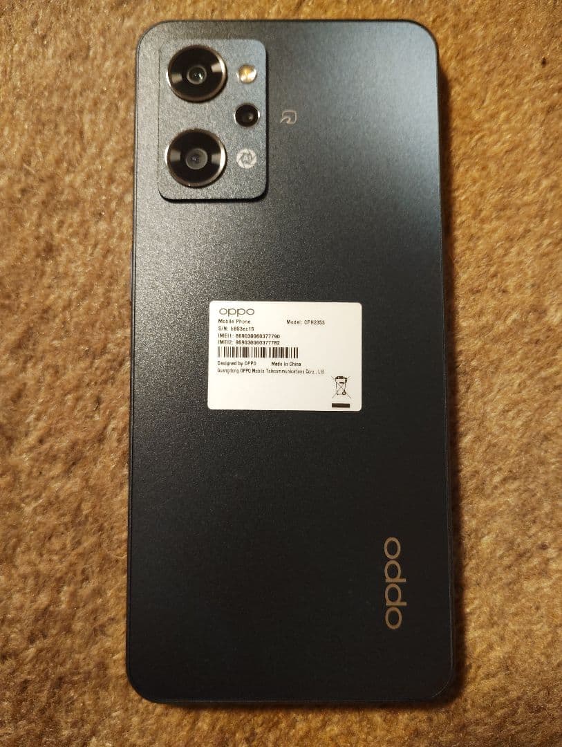 OPPO Reno7 A 使用頻度少なめ 目立った傷もなくキレイです。