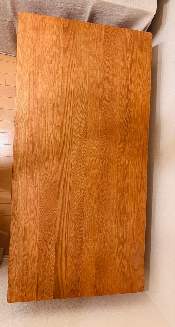 美品　 無印良品　学習机　オーク　木製デスク