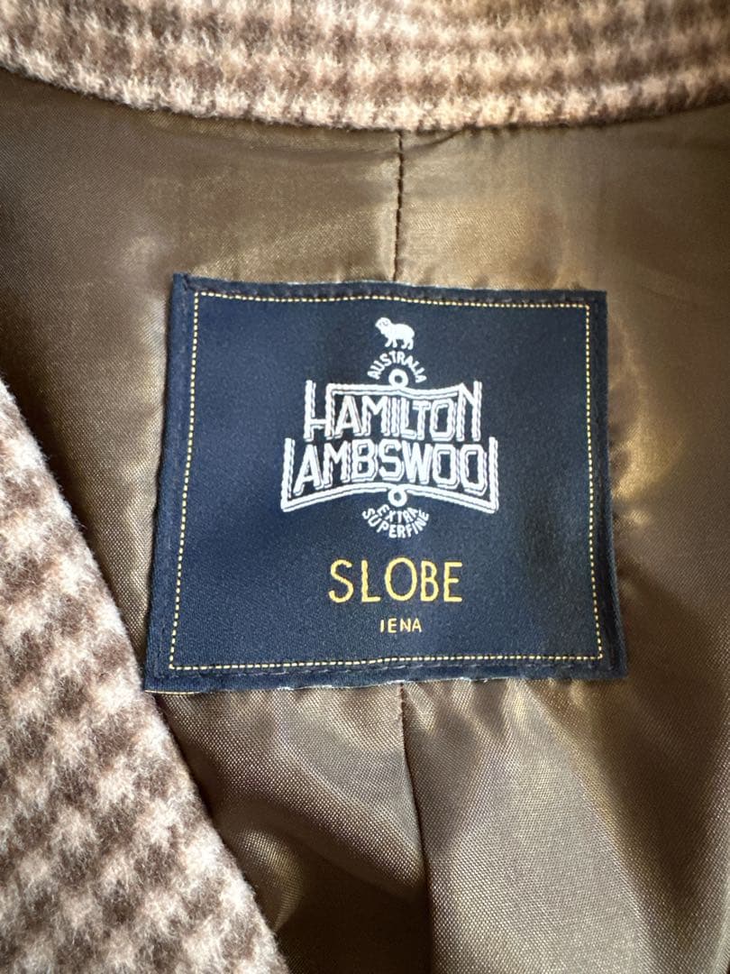 ✨極美品❤️SLOBE IENA HAMILTONダブルフェイスウールロングコート