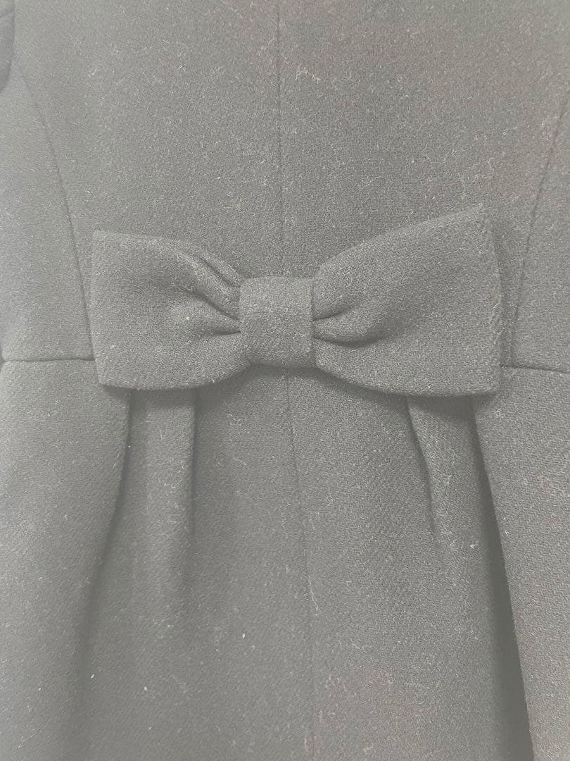 【美品】KateSpade ウールコート サイズ2（S）　リボン　フリル