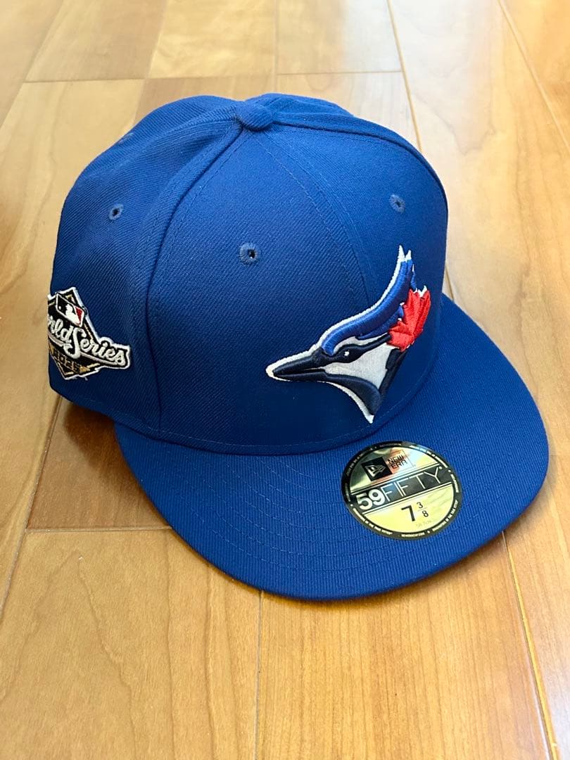 新品ブルージェイズ 59FIFTYキャップ 7 3/8 2025ワールドシリーズ