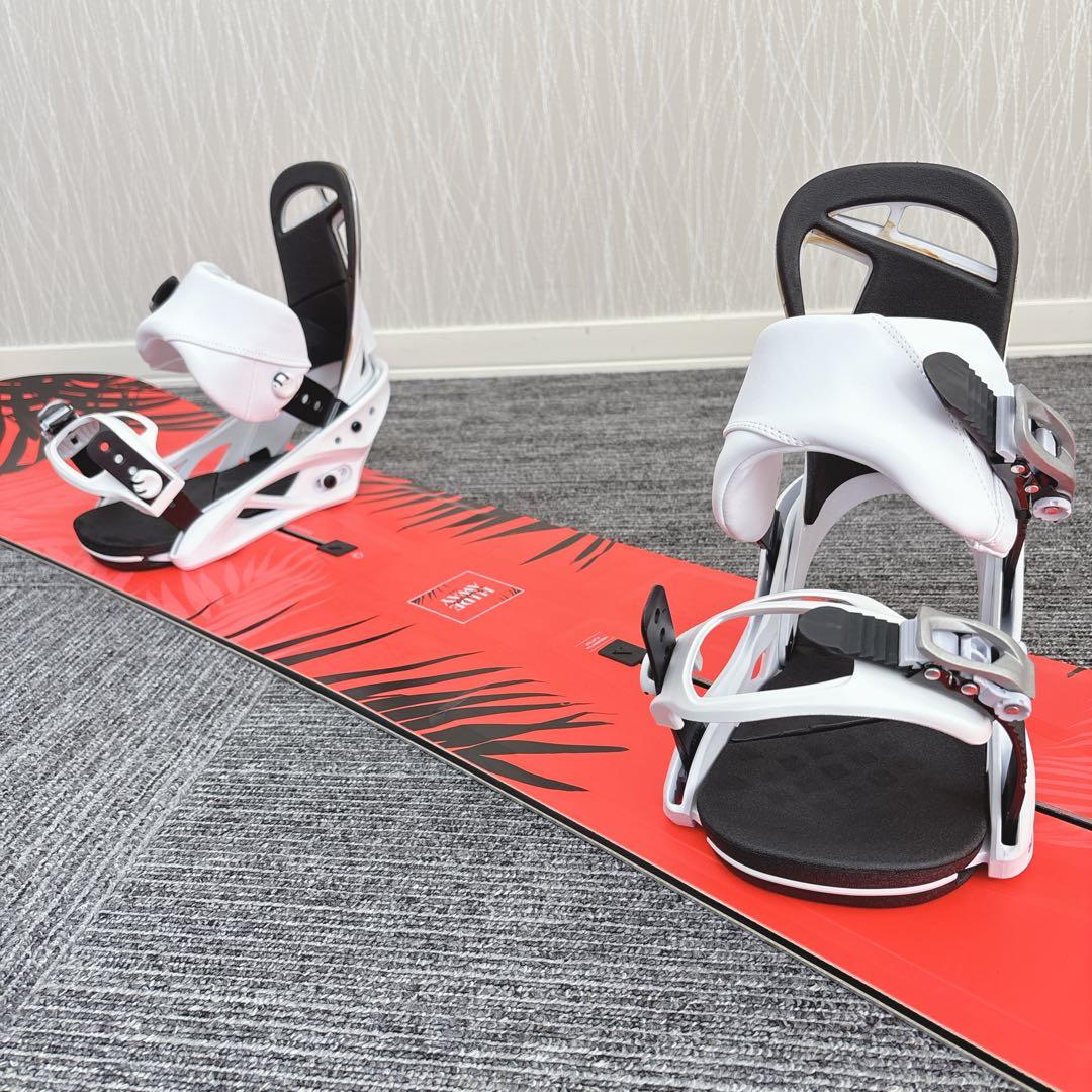⑦超美品❗️超豪華❗️バートン/HIDE AWAY スノーボードセット★144cm
