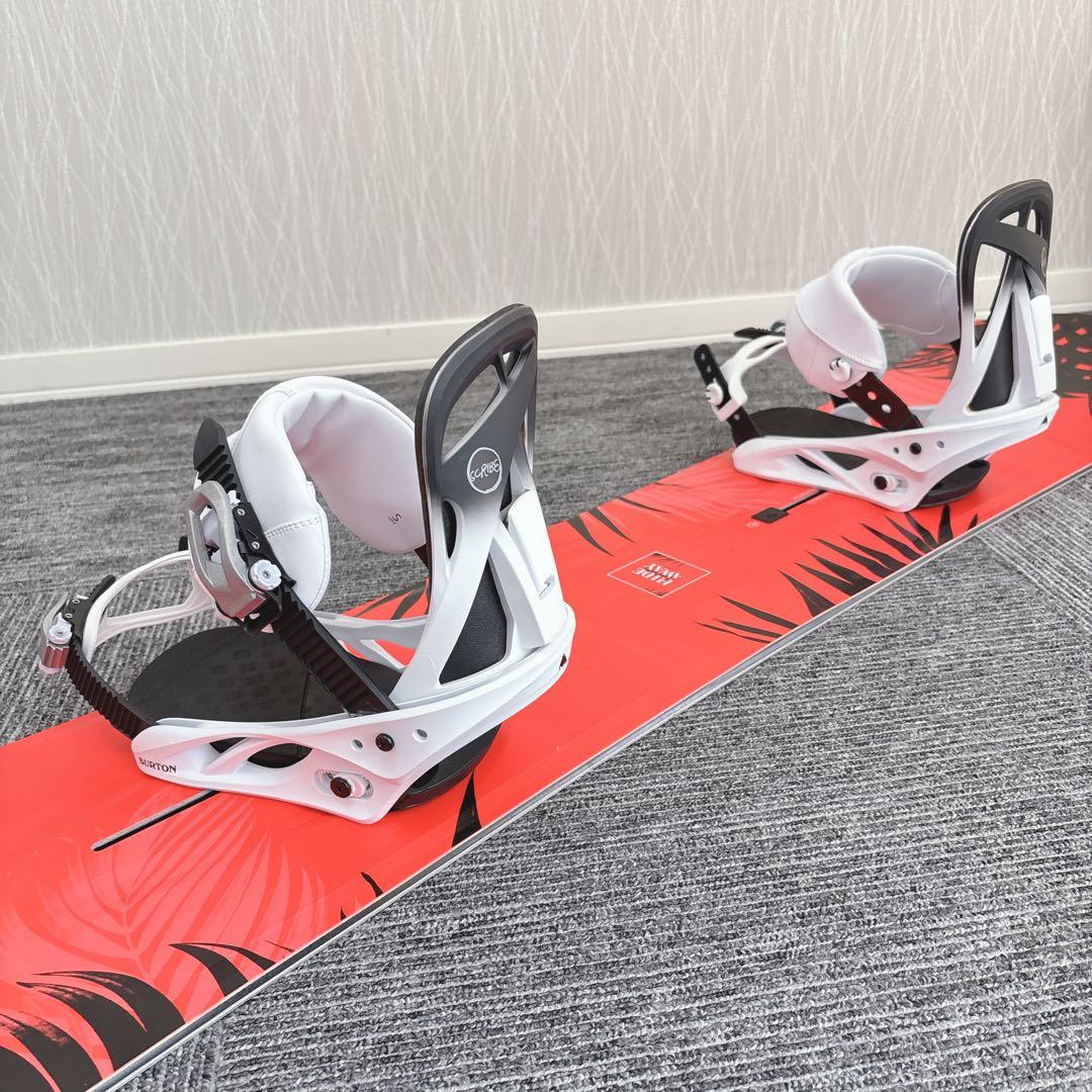 ⑦超美品❗️超豪華❗️バートン/HIDE AWAY スノーボードセット★144cm