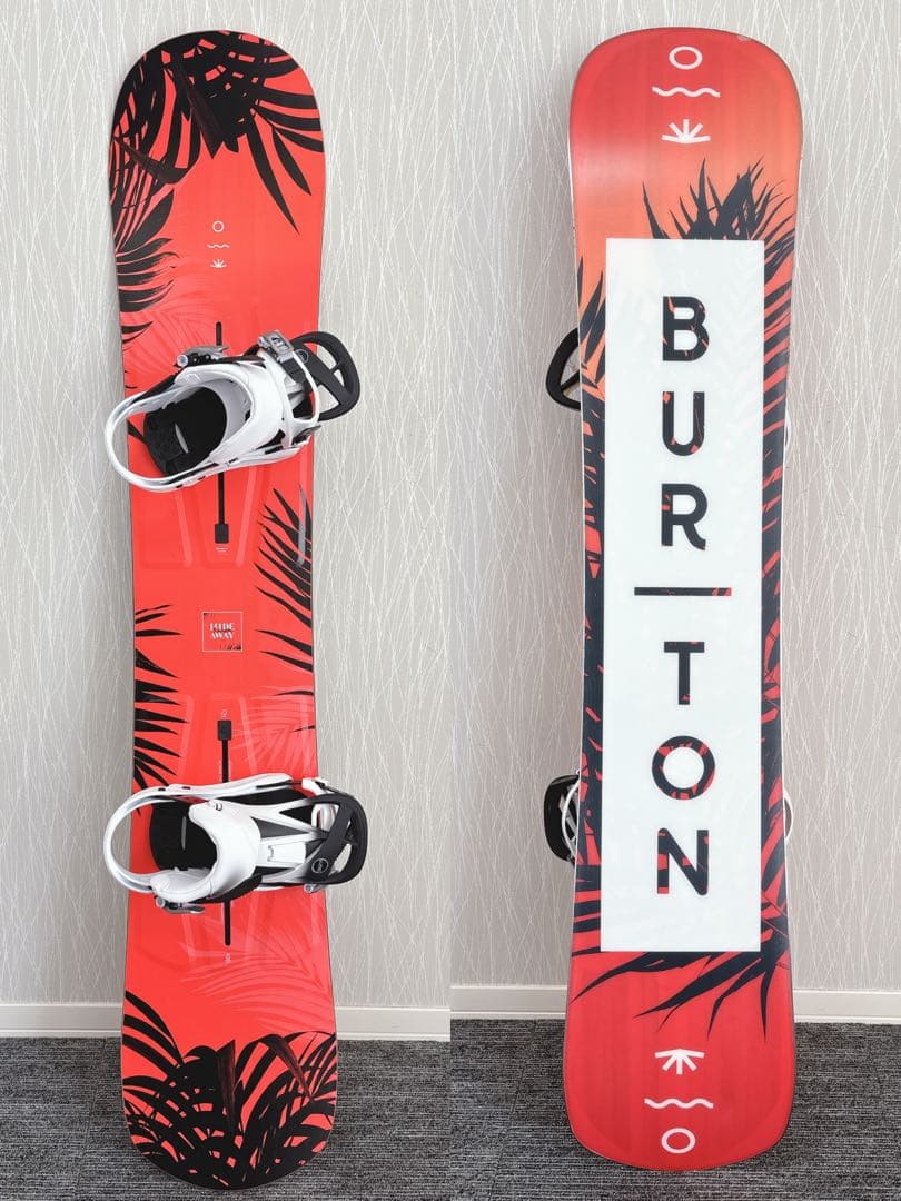 ⑦超美品❗️超豪華❗️バートン/HIDE AWAY スノーボードセット★144cm