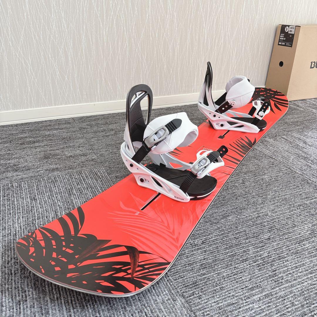 ⑦超美品❗️超豪華❗️バートン/HIDE AWAY スノーボードセット★144cm