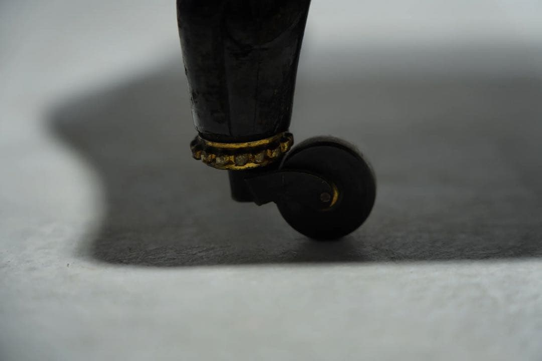 ①フランスアンティーク　ナポレオンチェア　張替済　1800年代　椅子