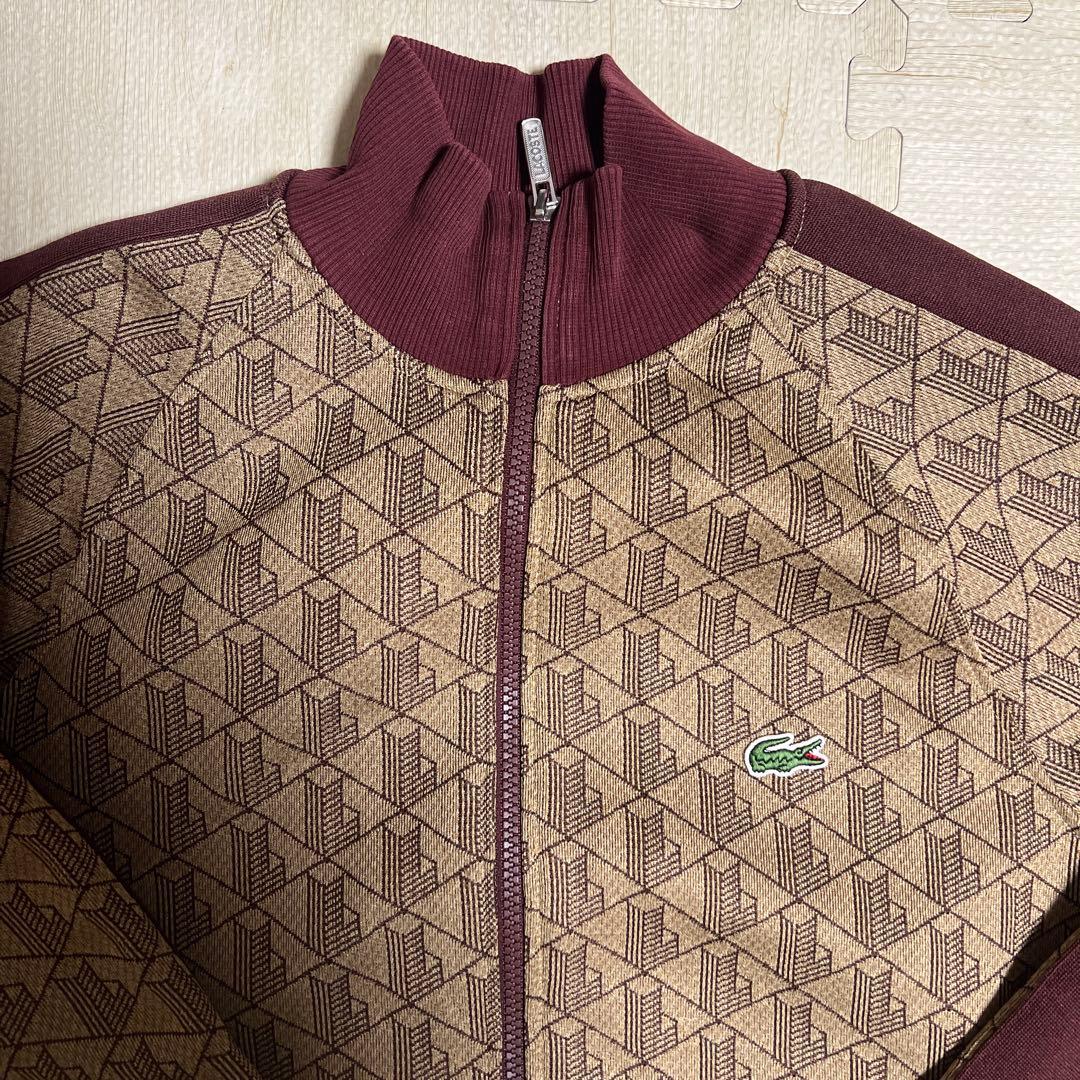 ラコステライブ モノグラムトラックジャケット （ブラウン）