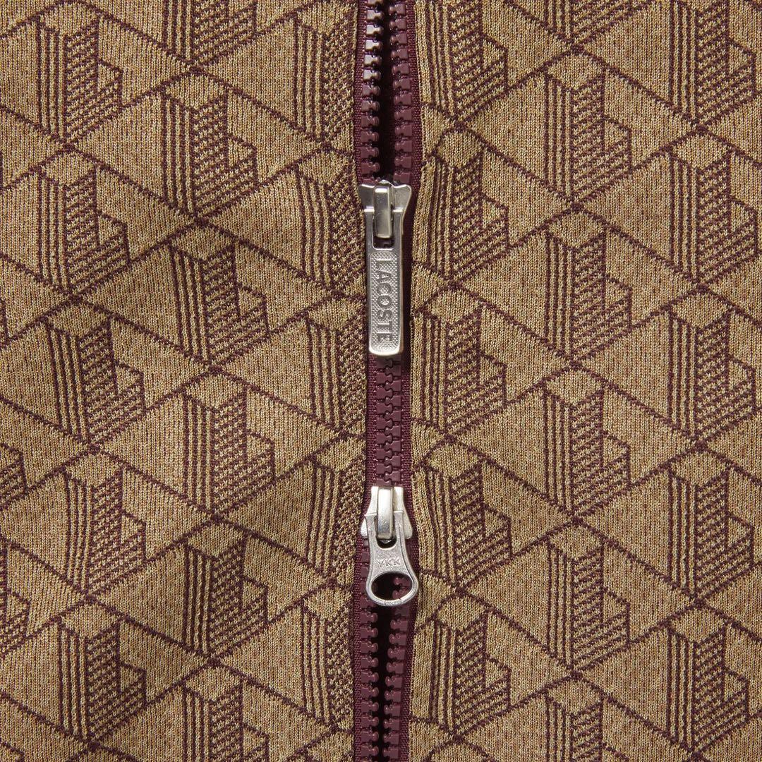 ラコステライブ モノグラムトラックジャケット （ブラウン）