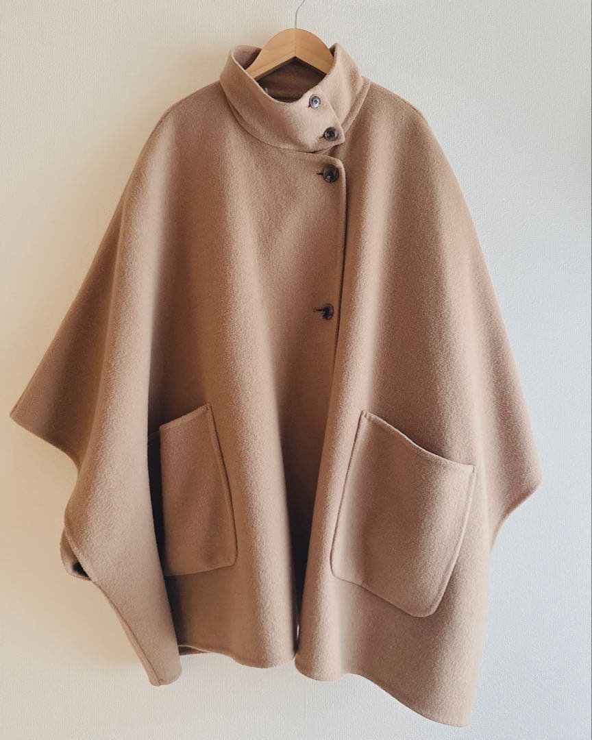 SLOBE IENA スローブイエナ　ポンチョコート　キャメル
