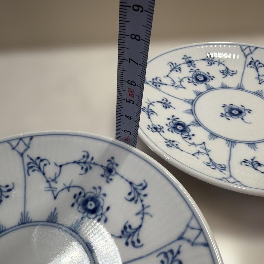 M*読様 ロイヤルコペンハーゲン　プレート　15㎝ブルーフルーテッド プレイン