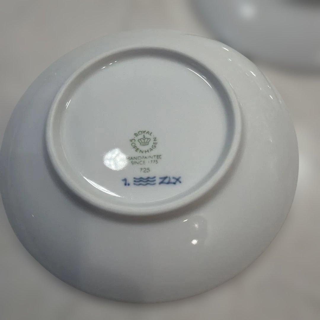 M*読様 ロイヤルコペンハーゲン　プレート　15㎝ブルーフルーテッド プレイン