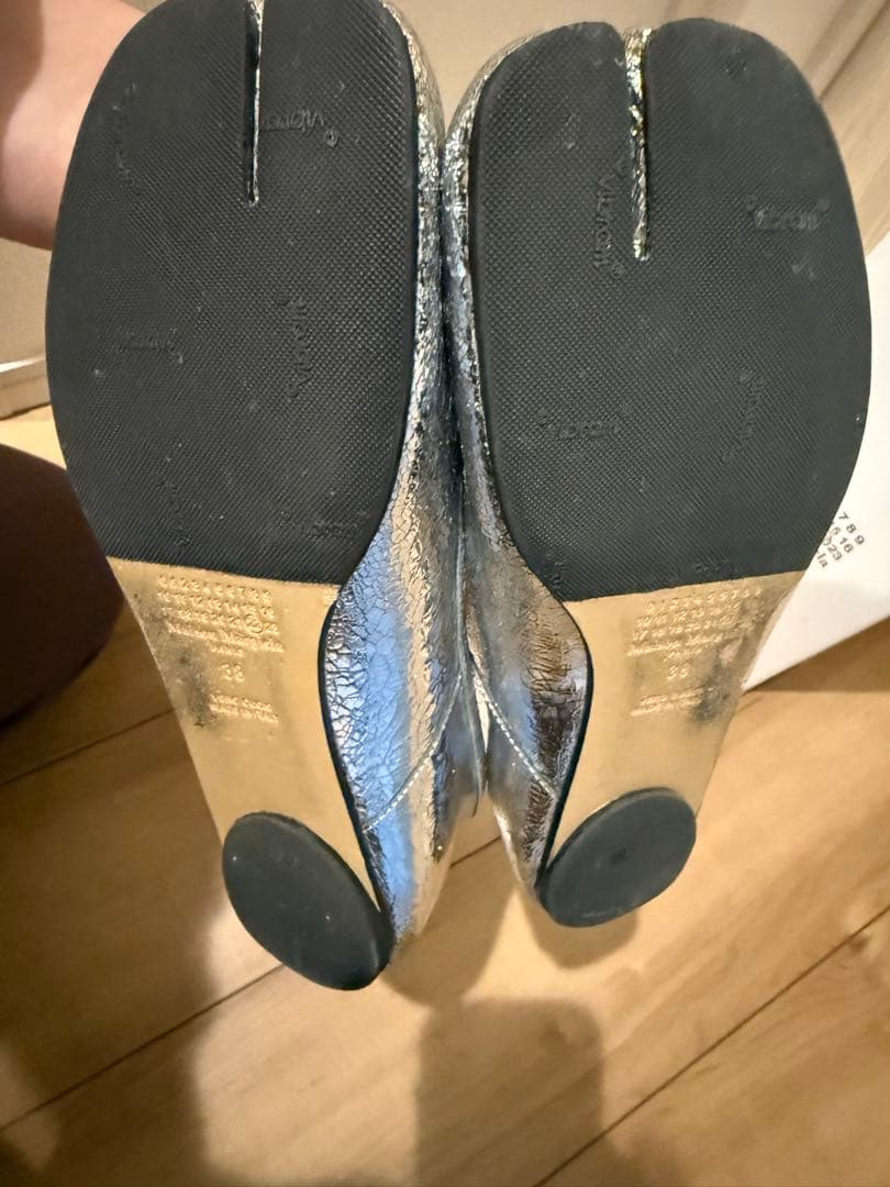にーMaison Margiela マルジェラ 足袋バレエ 38シルバー