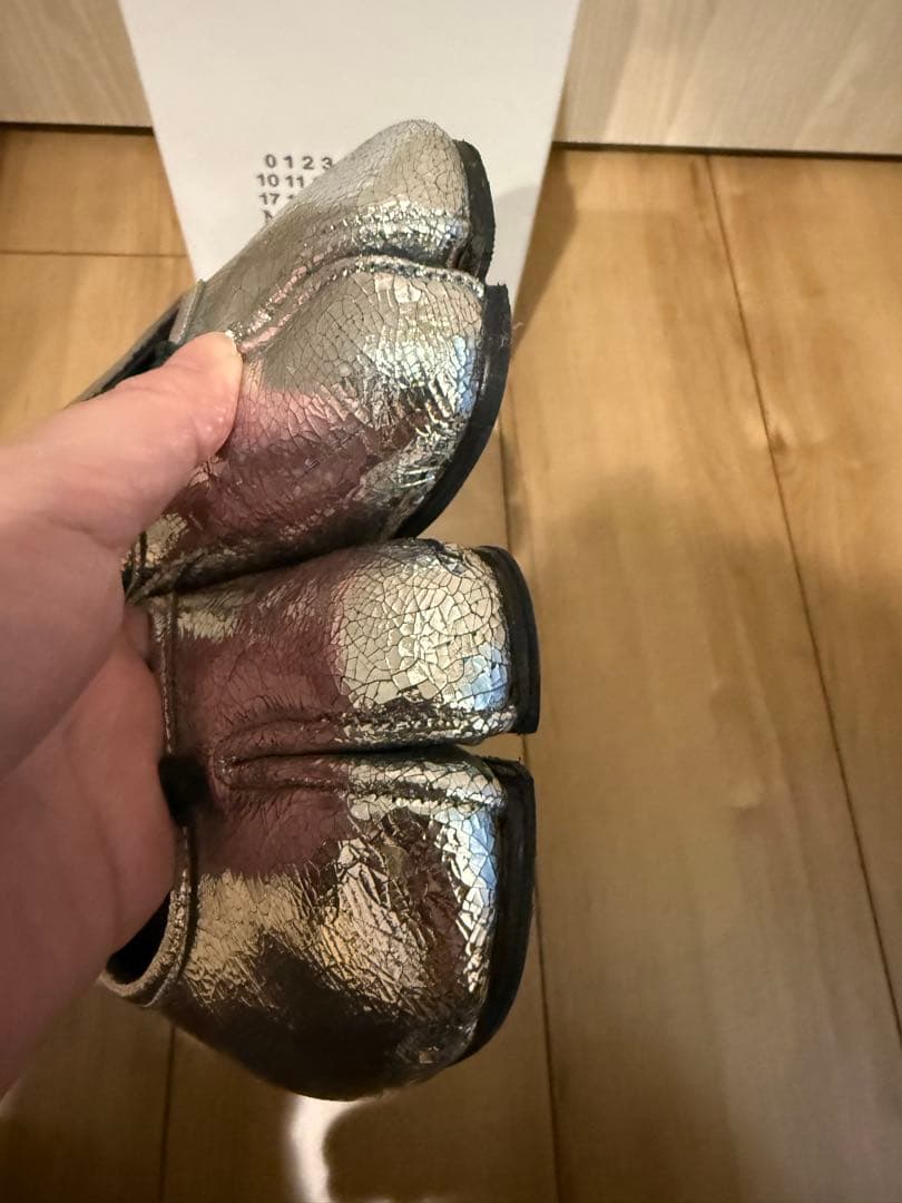 にーMaison Margiela マルジェラ 足袋バレエ 38シルバー