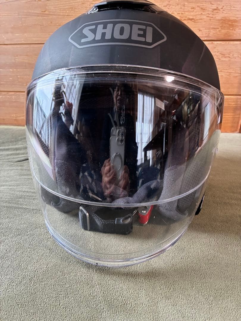 SHOEI フルフェイスヘルメット マットブラック (サンシェード付き)