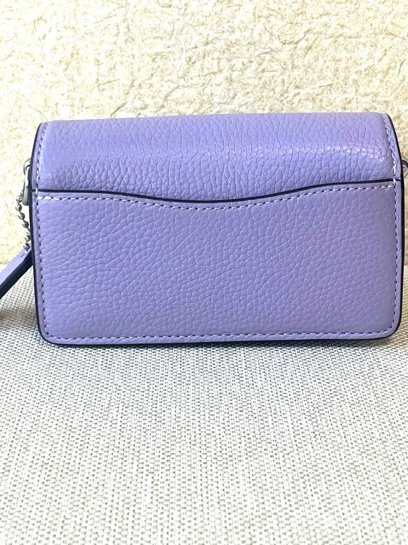 【新品未使用】COACH タビー12 ミニショルダーバッグ パープル 紫
