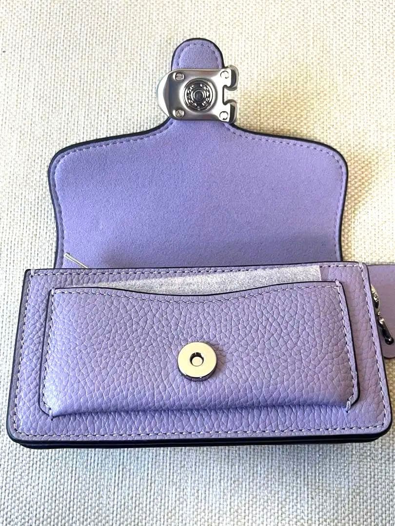 【新品未使用】COACH タビー12 ミニショルダーバッグ パープル 紫