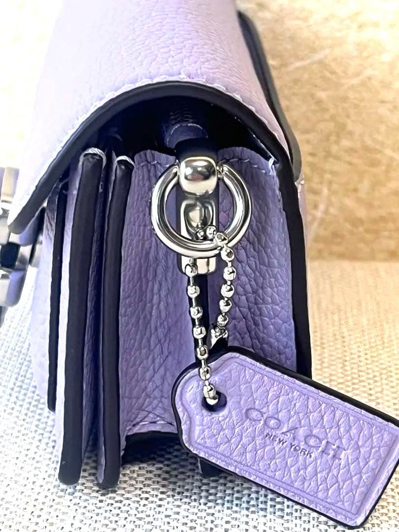 【新品未使用】COACH タビー12 ミニショルダーバッグ パープル 紫