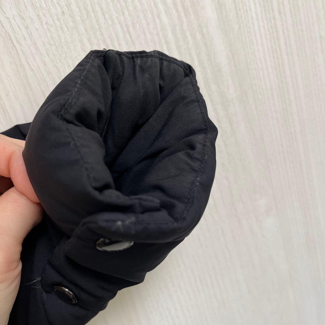 【訳あり_袖口内部軽度汚れ】ケープホーン　ダウンロングコート　サイズ42 黒