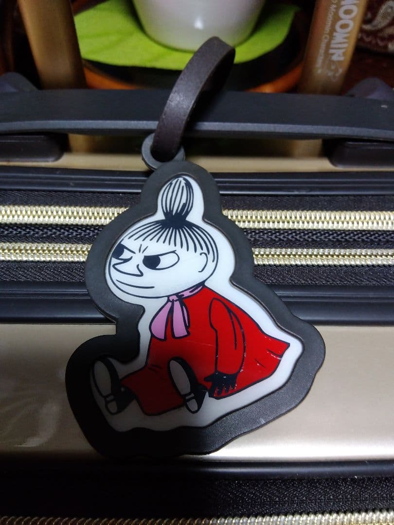 MOOMINリトルミイ/キャリーケースＬ（膨張タイプ）53L-63L、オマケ付き