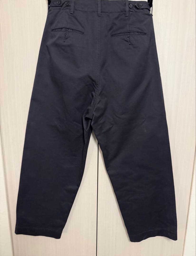 パンツ AURALEE washed finx Chino wide pants