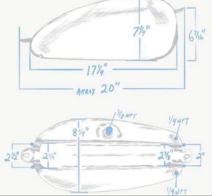 LowbrowCustoms1.8 バナナタンク ハイトンネル　ワッセルハーレー