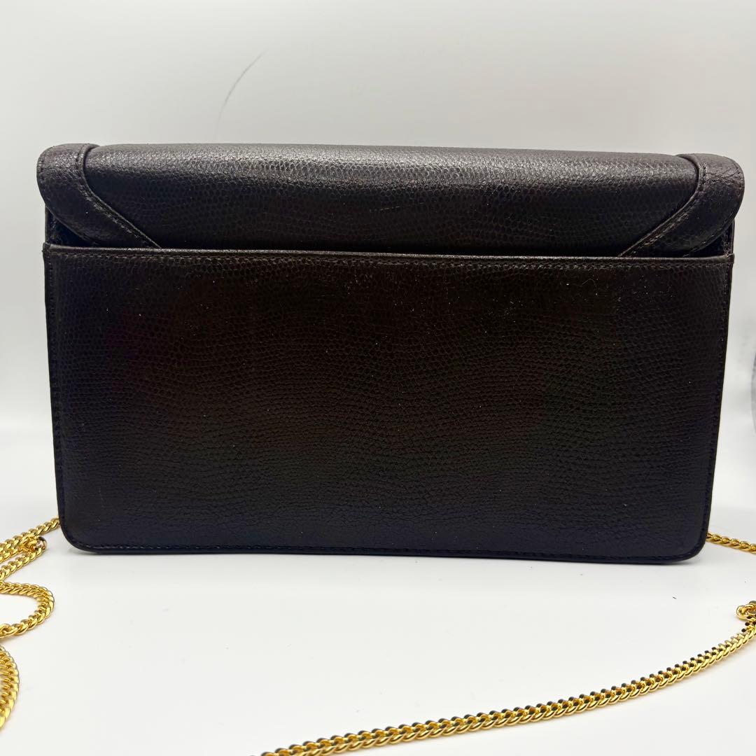 ①GIVENCY 4Gロゴ チェーン ショルダーバッグ