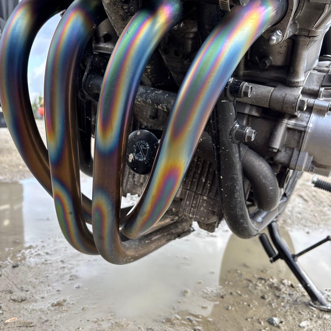 ワイバン　チタンフルエキ　CB400SF NC42