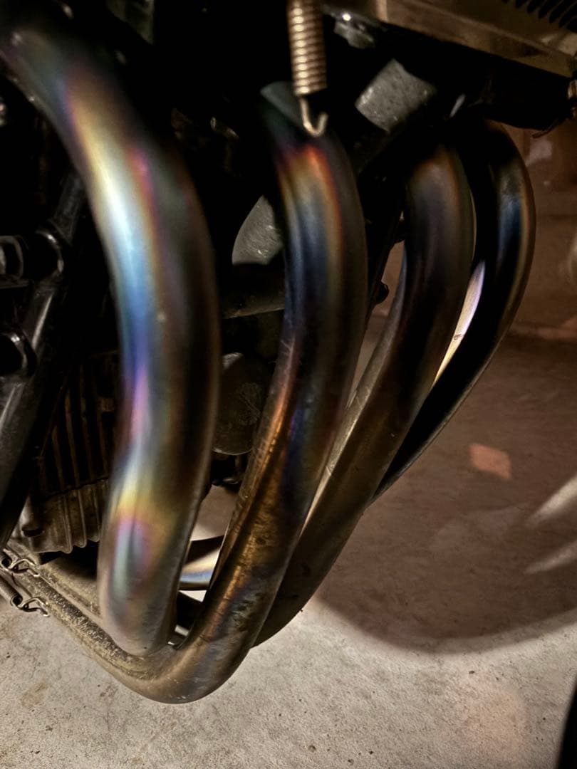 ワイバン　チタンフルエキ　CB400SF NC42