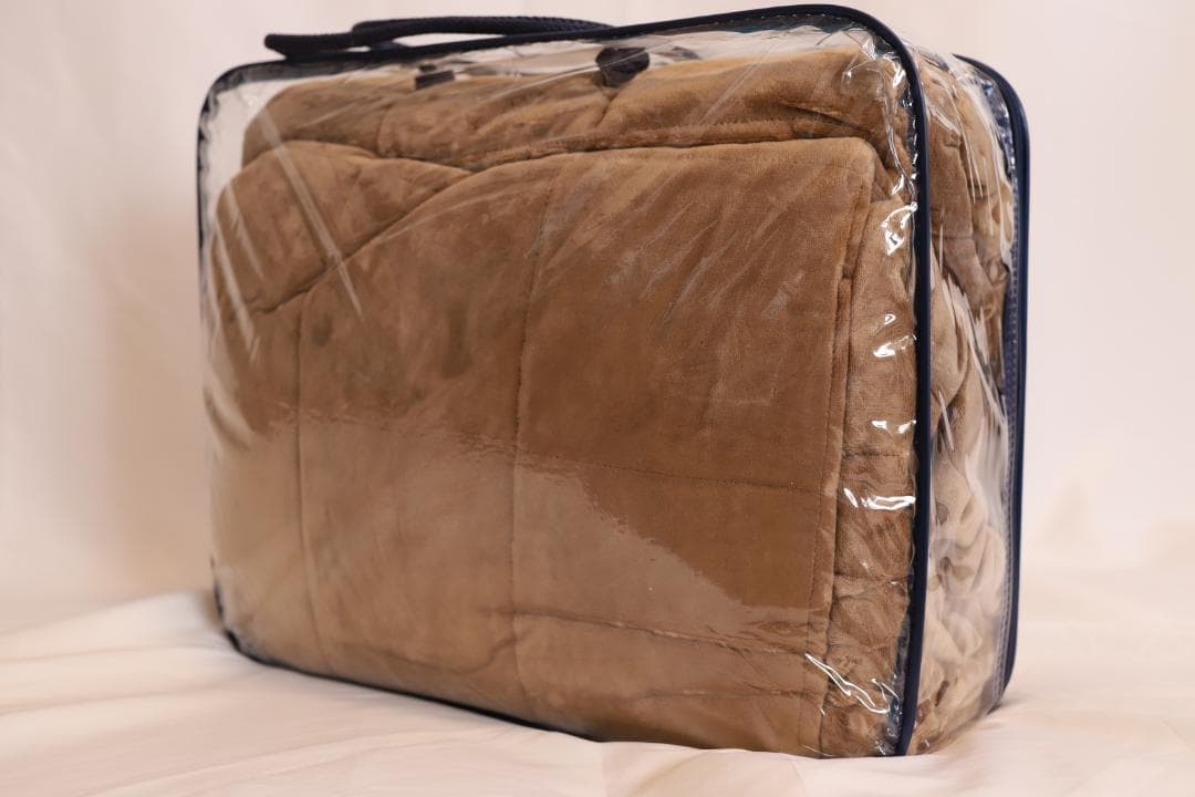 【訳あり】ハグラビ ウェイトブランケット/モカブラウン・M(9、0Kg)・ダブル