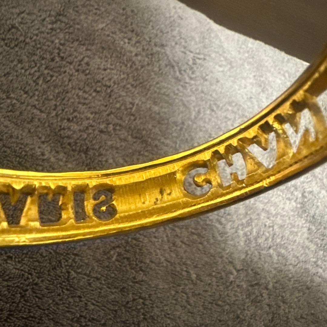 CHANEL ヴィンテージロゴくり抜きブレスレット