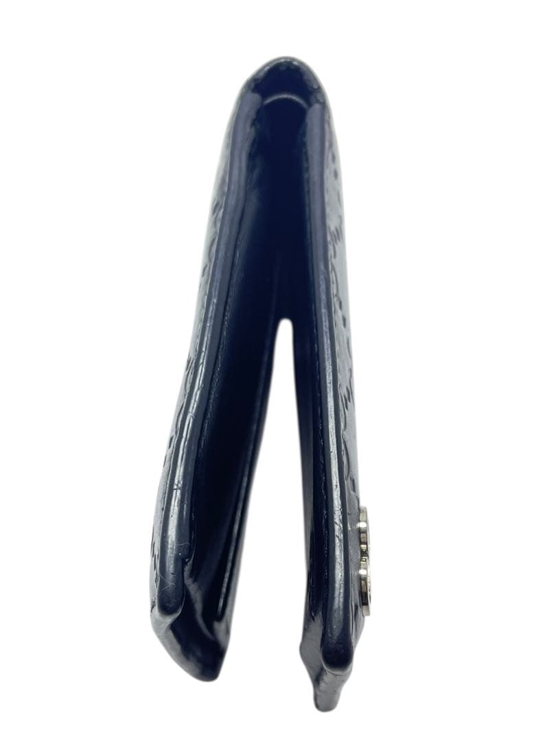 GUCCI グッチ GGシマレザー ドリアン 二つ折り財布 ブラック