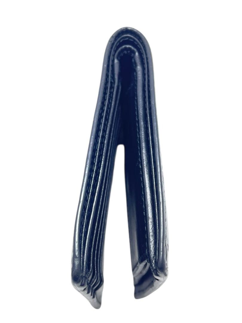 GUCCI グッチ GGシマレザー ドリアン 二つ折り財布 ブラック