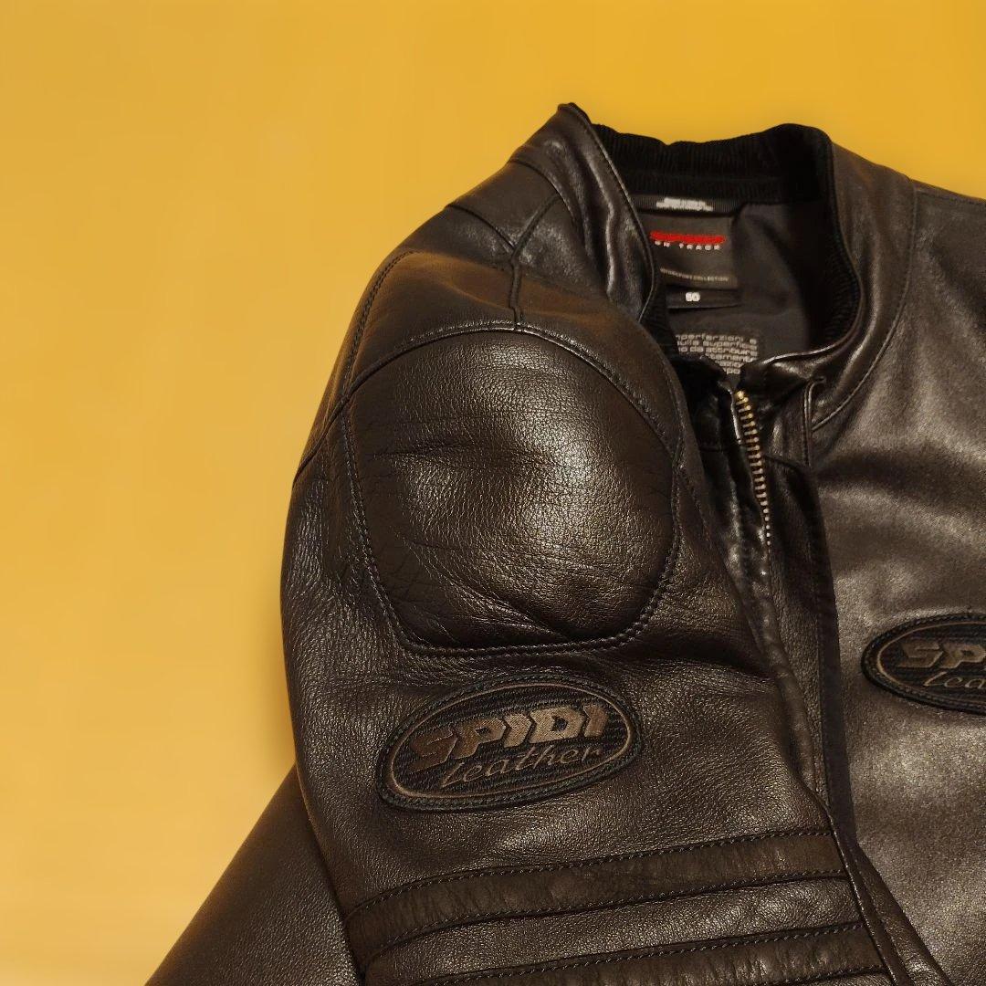 パパミント　SPIDI \"On Track\" レザージャケット　サイズ50