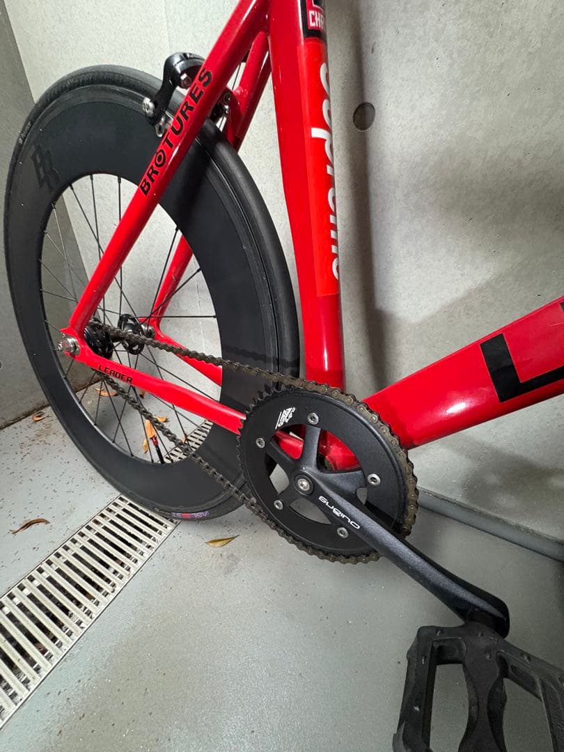 LEADER ピストバイク レッド