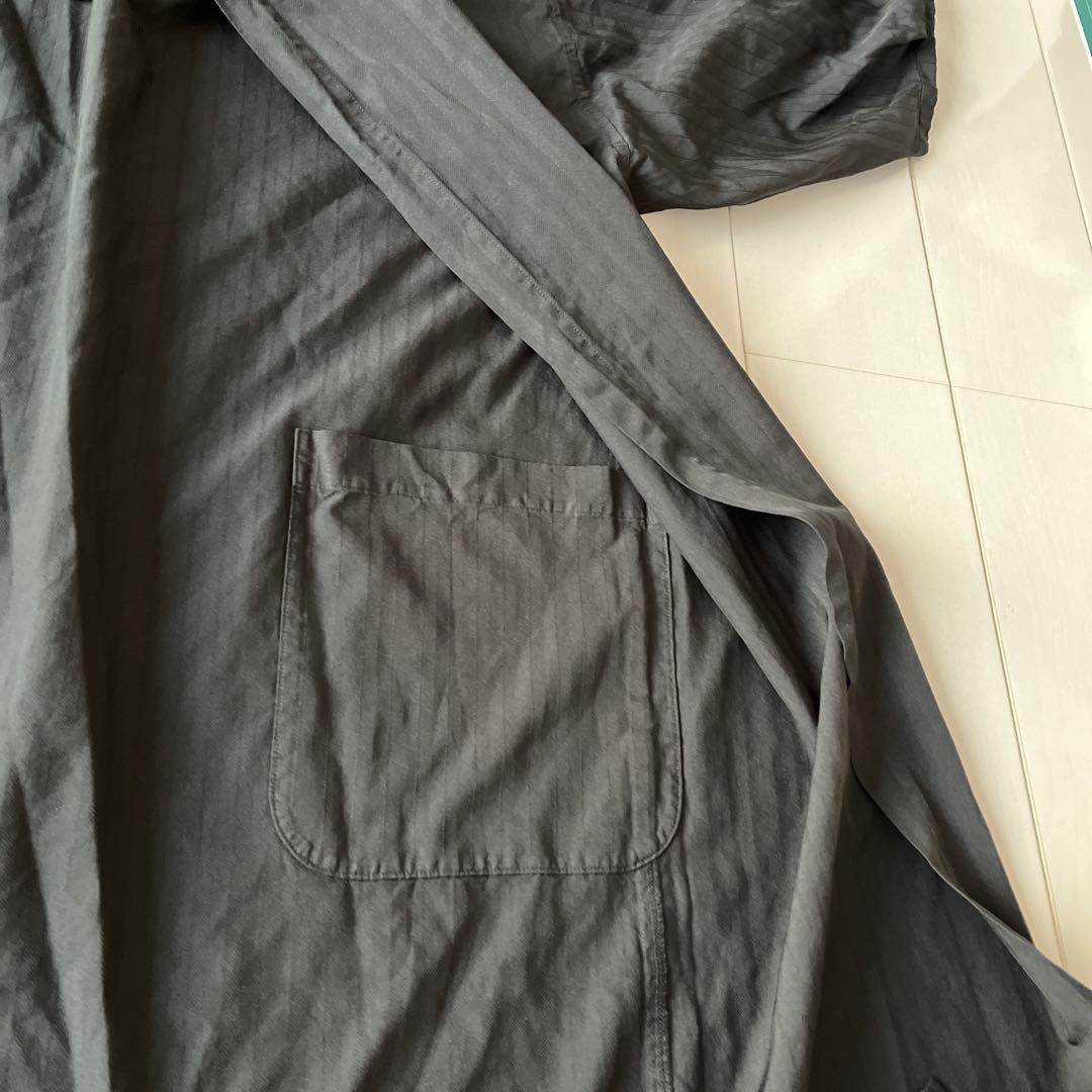 comme des garçonsコムコム　 割烹着風ワンピース　ブラック