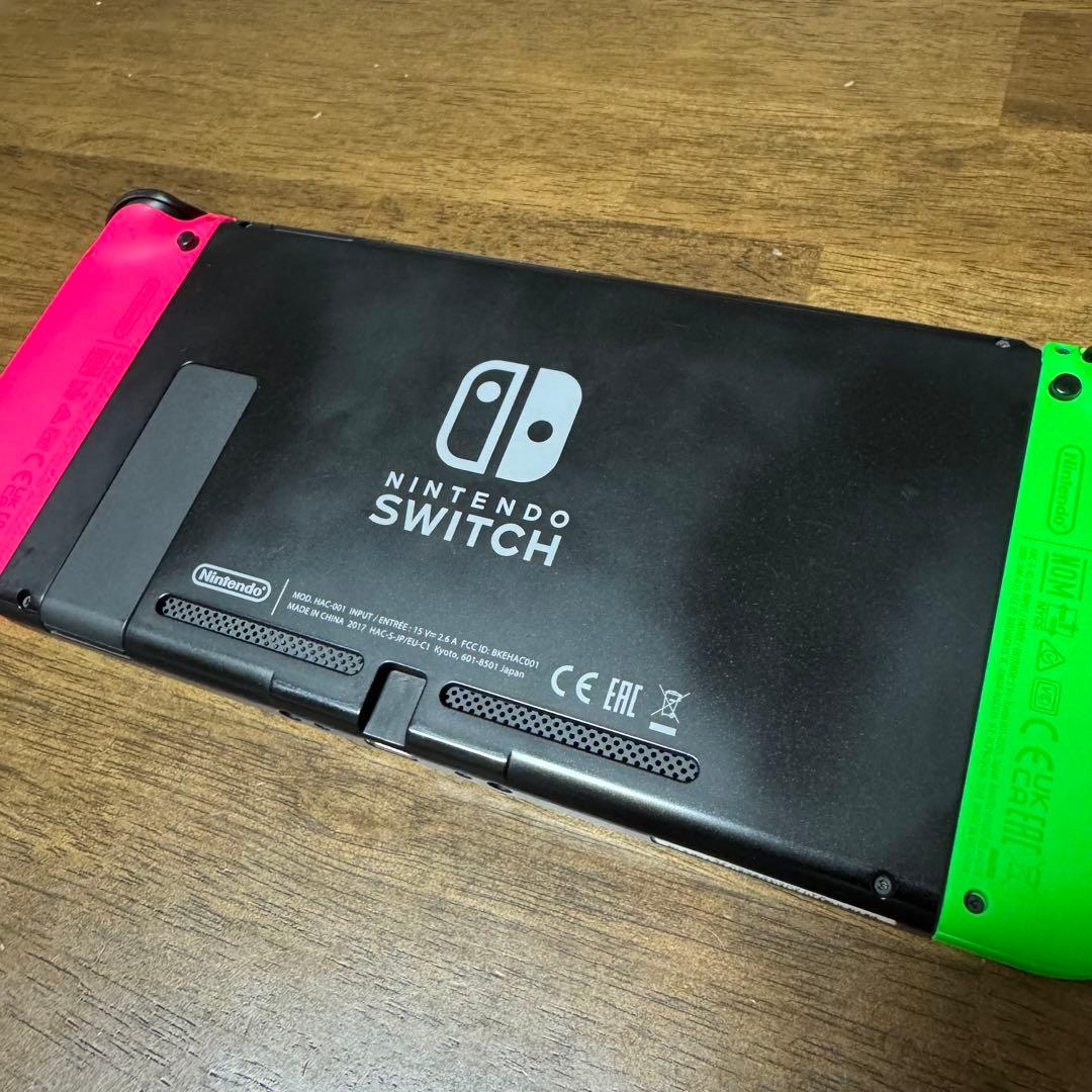 Nintendo Switch本体 +ジョイコン グリーン/ピンク SDカード付