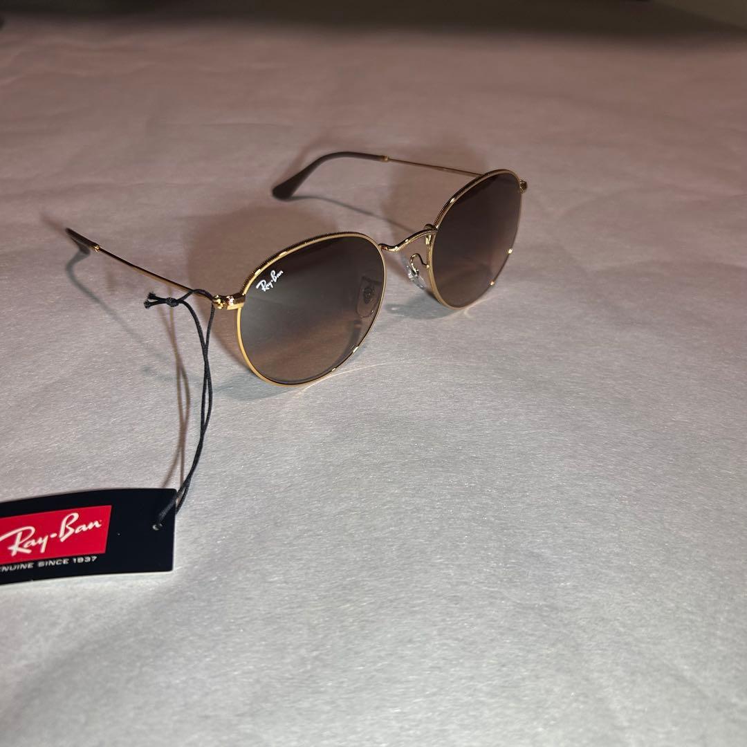 【正規店購入】Ray-Ban ラウンドメタル グラデーションRB3447