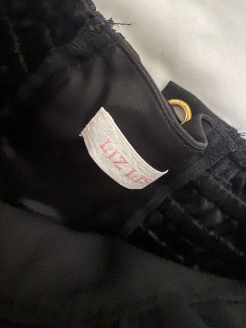 リズリサ2連リボンベルトスカート ブラック