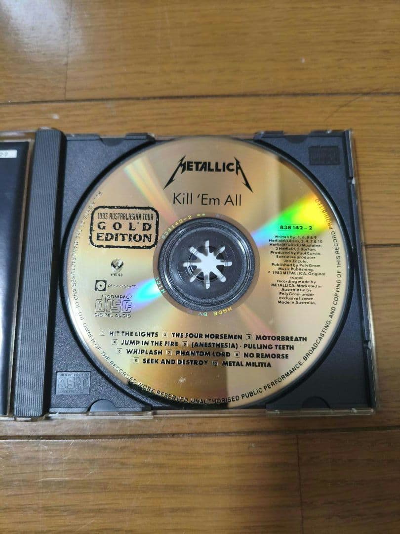 メタリカ ゴールドエディション 3アルバム 限定版 LLICA