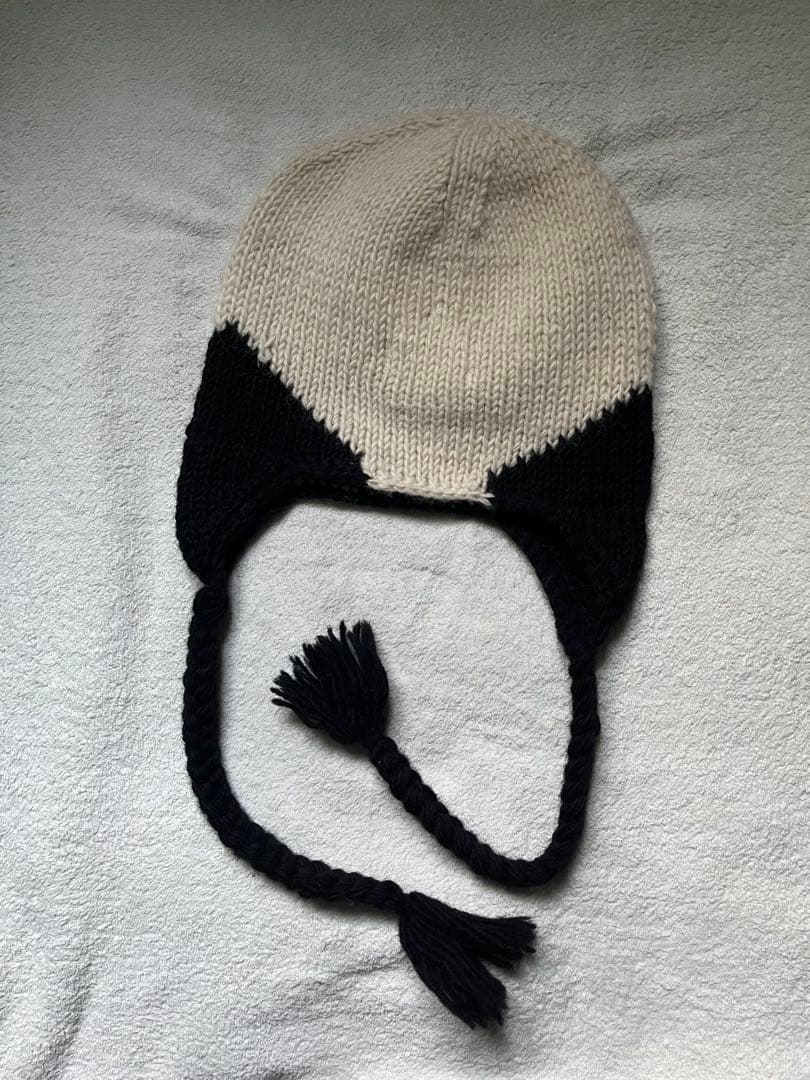 極美品 macmahon knitting mills Skull ニット帽