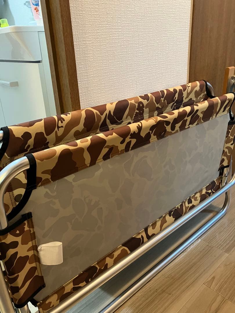 キャプテンスタッグ　アルミベンチ　カモ柄　迷彩柄　廃盤