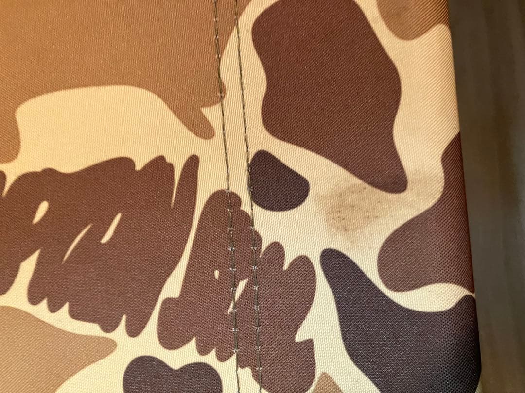 キャプテンスタッグ　アルミベンチ　カモ柄　迷彩柄　廃盤