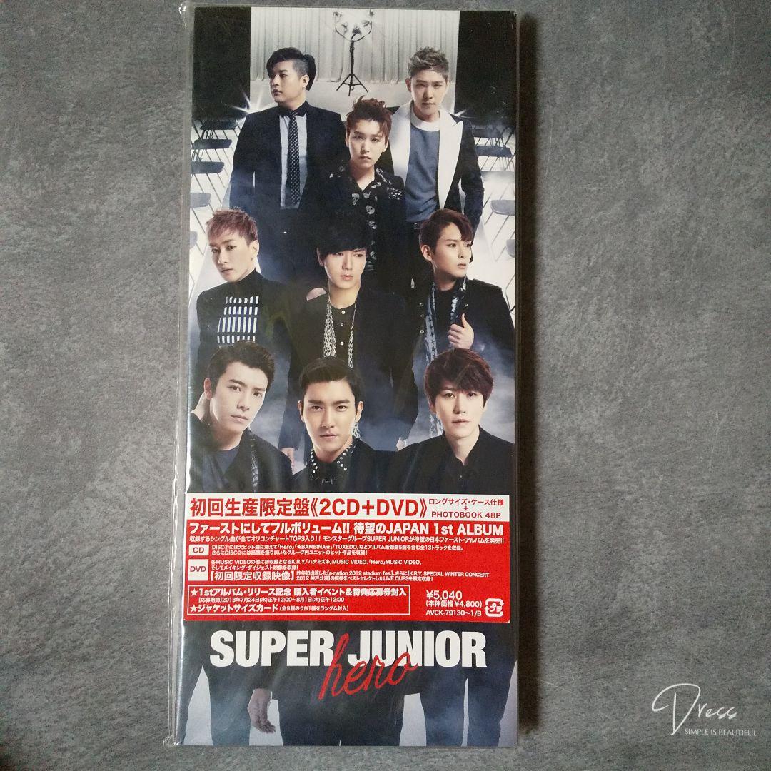 SUPER JUNIOR【廃盤】Hero [2CD+DVD]<初回生産限定盤>